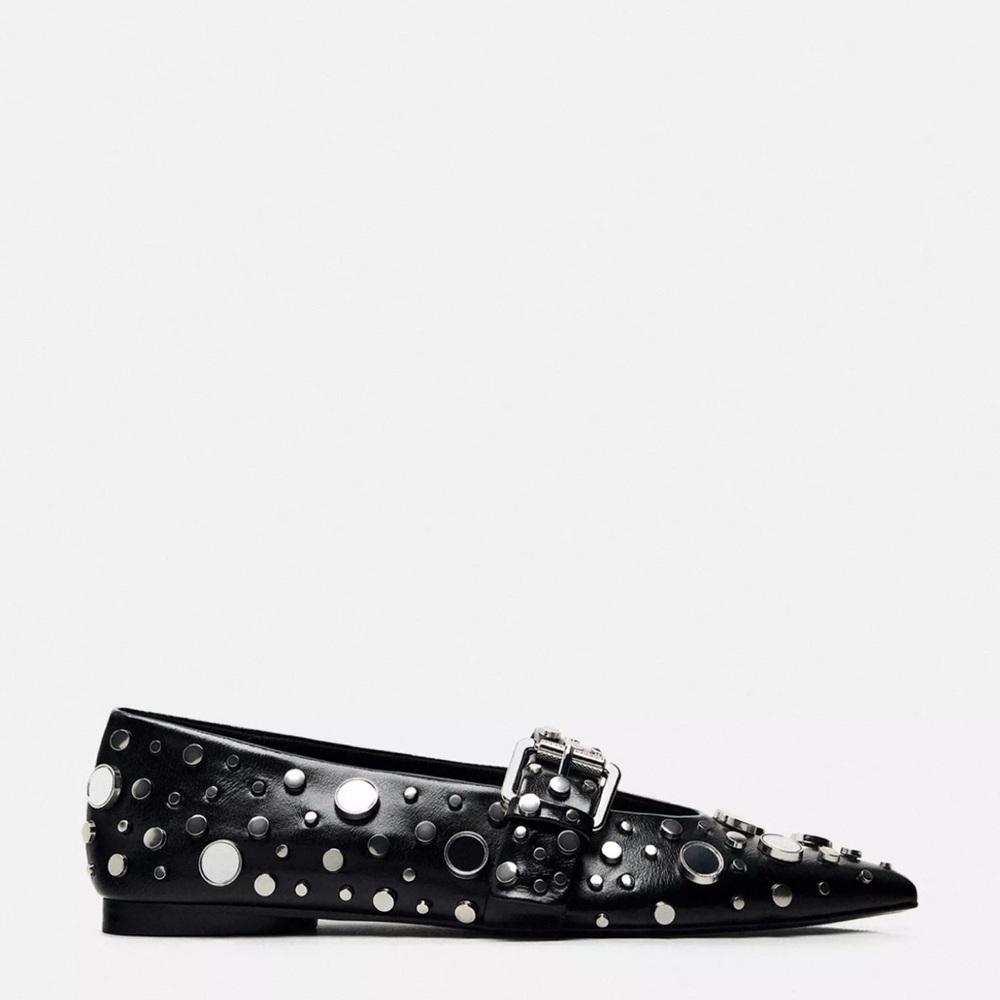 Zara Mirrored Mary-Janes